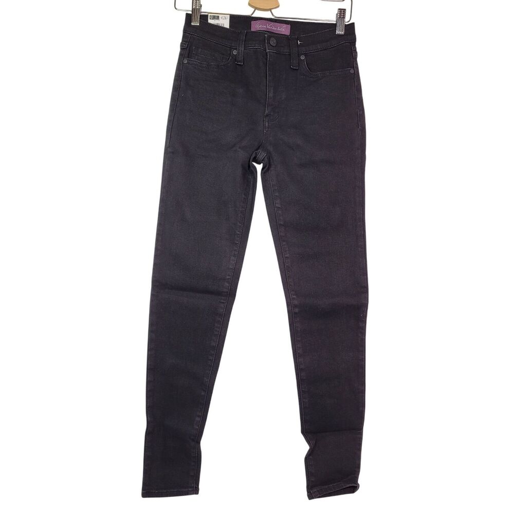 Gloria Vanderbilt Women's Perfect High Rise Skinny Jeans Black Small (4-6)